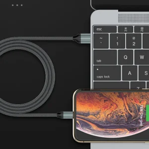 کابل تبدیل USB به لایتنینگ الدینیو مدل LS432 طول 2 متر