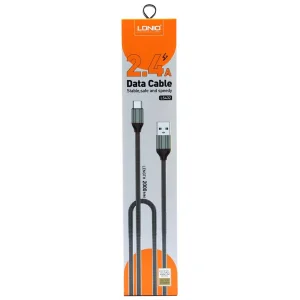 کابل تبدیل USB به لایتنینگ الدینیو مدل LS432 طول 2 متر