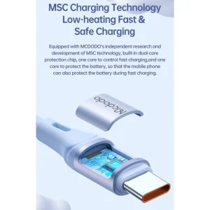 کابل تبدیل USB به USB-C مک دودو مدل CA-184 100W طول 1.2 متر