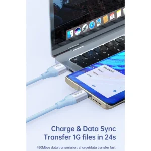 کابل تبدیل USB به USB-C مک دودو مدل CA-184 100W طول 1.2 متر