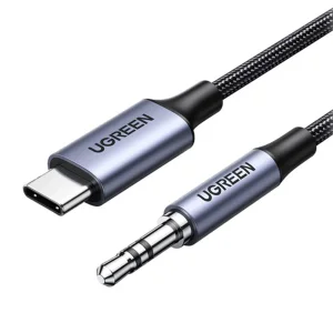 کابل تبدیل USB-C به جک 3.5mm یوگرین مدل CM450-20192 طول 1 متر