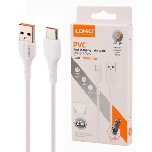 کابل تبدیل USB به USB-C الدینیو مدل LD-Ls841c طول 1 متر
