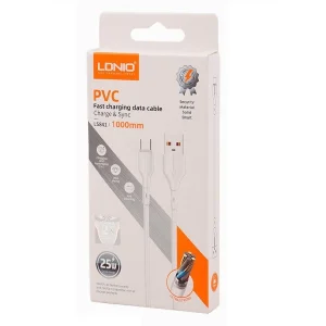 کابل تبدیل USB به USB-C الدینیو مدل LS841 طول 1 متر