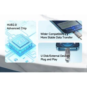 مبدل OTG USB به لایتنینگ مک دودو مدل OT-8600