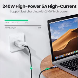 کابل تبدیل  USB-C  یوگرین مدل US161-50751 طول 1.5 متر