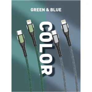 کابل تبدیل USB-C به لایتنینگ الدینیو مدل LC111 PD30W طول 1 متر