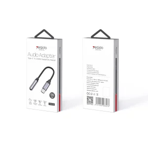 مبدل USB-C به جک 3.5 میلی متری یسیدو مدل YAU-19