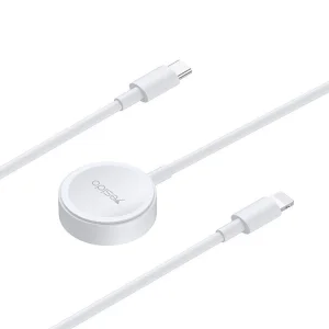 کابل تبدیل USB-C به لایتنینگ/شارژر مغناطیسی یسیدو مدل CA113 طول 1.2 متر