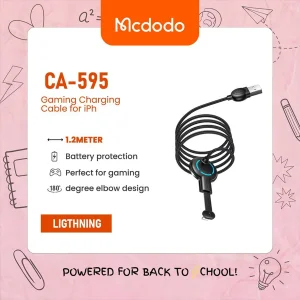کابل تبدیل USB به لایتنینگ مک دودو مدل CA-595 طول 1.2متر