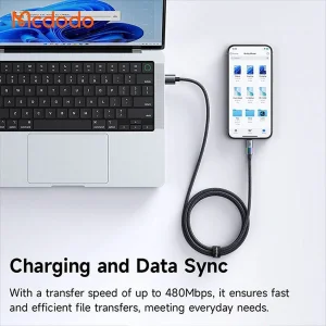 کابل تبدیل USB به لایتنینگ مک دودو مدل CA-817 طول 1.2 متر