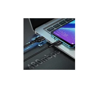 کابل تبدیل USB به USB-C یسیدو مدل CA105 طول 1.2 متر