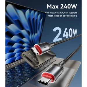 کابل USB-C یسیدو مدل CA185 240W طول 1.2 متر