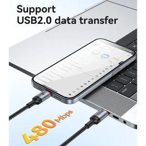 کابل USB-C یسیدو مدل CA185 240W طول 1.2 متر