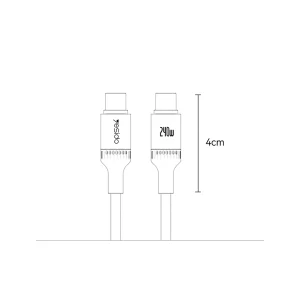 کابل USB-C یسیدو مدل CA185 240W طول 1.2 متر