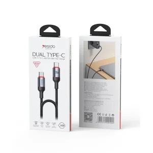 کابل USB-C یسیدو مدل CA185 240W طول 1.2 متر