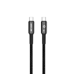 کابل تبدیل USB-c گرین لاین مدل Braided timer طول 1 متر