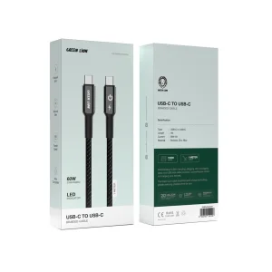 کابل تبدیل USB-c گرین لاین مدل Braided timer طول 1 متر