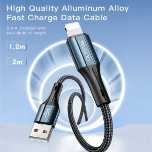 کابل تبدیل USB به لایتنینگ یسیدو مدل CA93 طول 1.2 متر