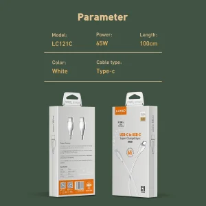 کابل USB-C  الدینیو مدل LC121C طول 1 متر
