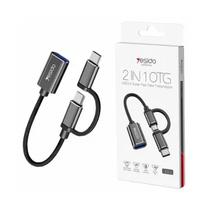 مبدل  OTG USB-C به microUSB یسیدو مدل GS02
