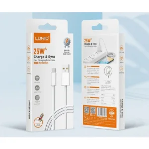 کابل تبدیل USB به USB-C الدینیو مدل LS901 طول یک متر