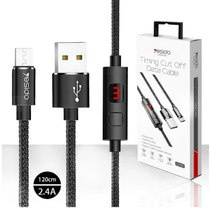کابل تبدیل USB به microUSB یسیدو مدل CA-46 طول 1.2 متر