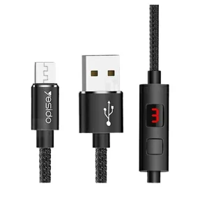 کابل تبدیل USB به microUSB یسیدو مدل CA-46 طول 1.2 متر