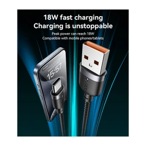 کابل تبدیل USB به USB-C یسیدو مدل CA133 طول 2 متر