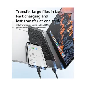 کابل تبدیل USB به USB-C یسیدو مدل CA133 طول 2 متر