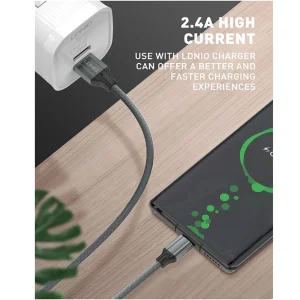 کابل تبدیل USB به microUSB الدینیو مدل LS441  طول 1 متر
