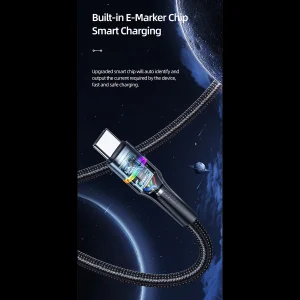 کابل تبدیل USB-C یوسمز مدل US-SJ537 طول 1.2 متر