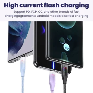 کابل تبدیل USB-C یوسمز مدل SJ640 طول 1.2 متر