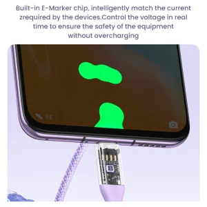 کابل تبدیل USB-C یوسمز مدل SJ640 طول 1.2 متر