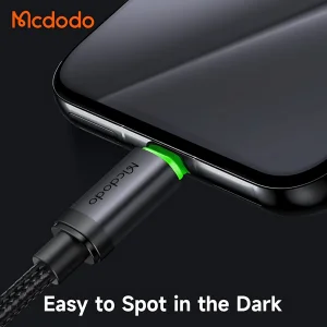 کابل تبدیل USB به USB-C مک دودو مدل MCCA396 LED Version طول 1 متر