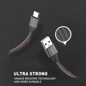کابل تبدیل USB به microUSB الدینیو مدل LS441 01to طول 1 متر