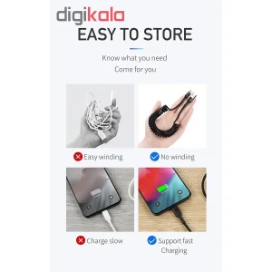 کابل تبدیل USB به USB-C مک دودو مدل CA-642 طول 1.8 متر