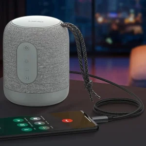کابل تبدیل AUX 3.5mm به USB-C الدینیو مدل LS-Y81c طول 1 متر