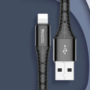 کابل تبدیل USB به لایتنینگ یسیدو مدل CA50 طول 2 متر
