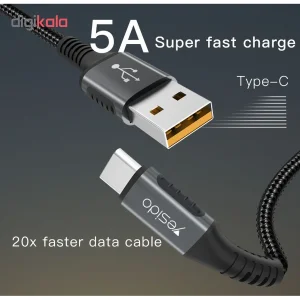 کابل تبدیل USB به USB-C یسیدو مدل Ca36 طول 1.2 متر