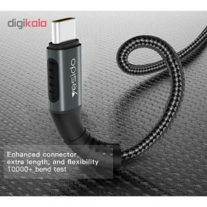 کابل تبدیل USB به USB-C یسیدو مدل Ca36 طول 1.2 متر
