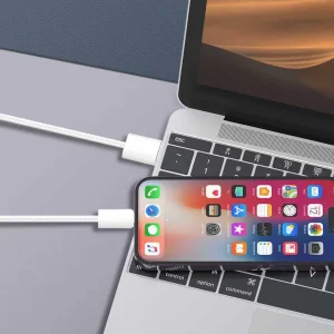 کابل تبدیل USB به لایتنینگ الدینیو مدل ls901 طول 0.2 متر