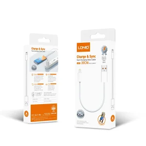کابل تبدیل USB به لایتنینگ الدینیو مدل ls901 طول 0.2 متر