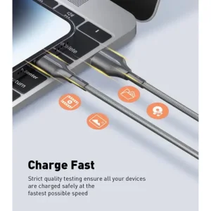 کابل تبدیل USB به USB-C / microUSB الدینیو مدل LS851 طول 1 متر