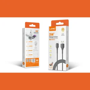کابل تبدیل USB به USB-C / microUSB الدینیو مدل LS851 طول 1 متر