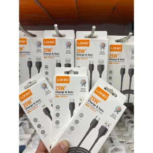 کابل تبدیل USB به USB-C / microUSB الدینیو مدل LS851 طول 1 متر