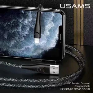کابل تبدیل USB به لایتنینگ یوسمز مدل US-SJ394 U41 طول 2 متر