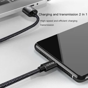 کابل تبدیل USB به microUSB یسیدو مدل CA54 طول 0.30 متر