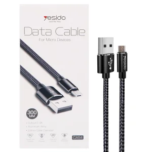 کابل تبدیل USB به microUSB یسیدو مدل CA54 طول 0.30 متر