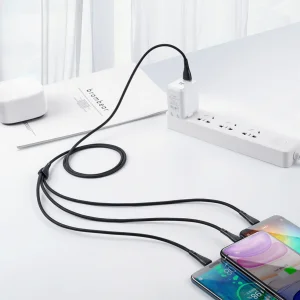 کابل تبدیل USB به Micro USB/ USB-C / لایتنینگ مک دودو مدل ca-696 طول 1.2 متر