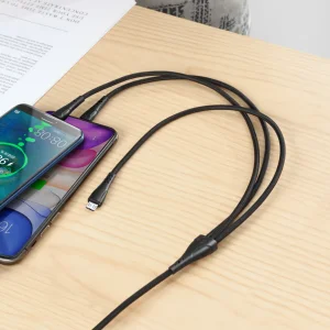 کابل تبدیل USB به Micro USB/ USB-C / لایتنینگ مک دودو مدل ca-696 طول 1.2 متر